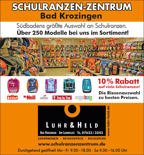 Luhr & Held Bad Krozingen
 Tischkultur • Lederwaren • Reisegepäck
